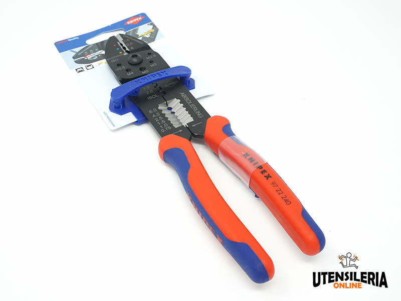 utilizzo pinza crippaggio capicorda Knipex