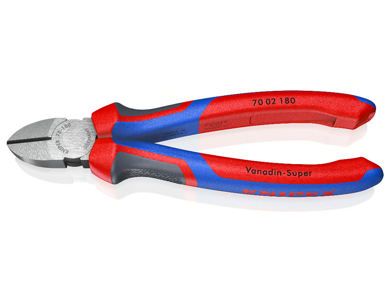 Knipex tronchese a tagliente laterale con manici Comfort, 180mm