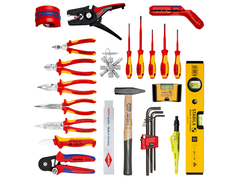 Knipex Guanti Isolanti Per Elettricisti, Classe 0, Taglia 10, 410 Mm - Protezione Certifica Contro Le Scosse