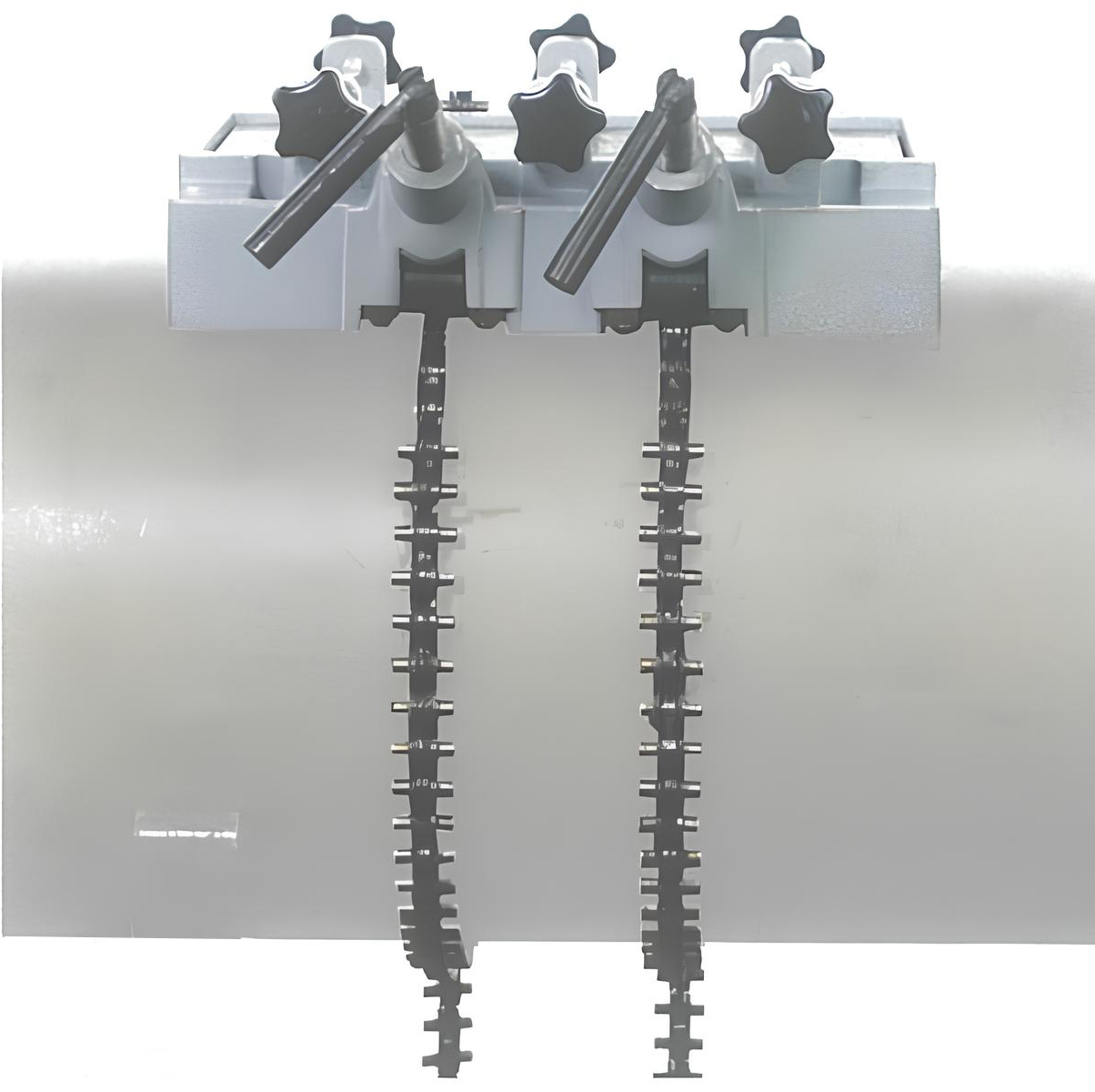 Dettaglio base per foratura tubi con trapani magnetici Krino