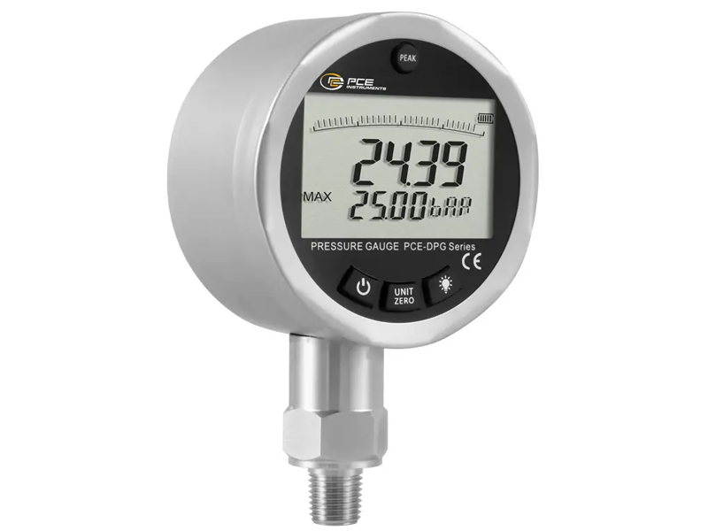 Manometro digitale PCE Instruments PCE-DPG 25 per acqua e gas, 0-25bar