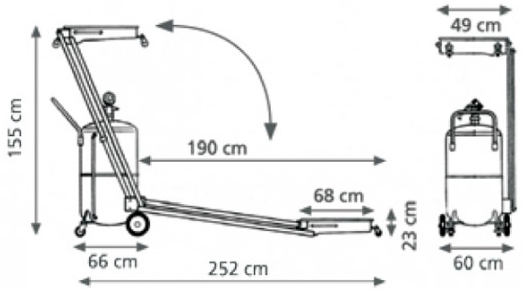 schema tecnico aspiratore oli esausti Meclube