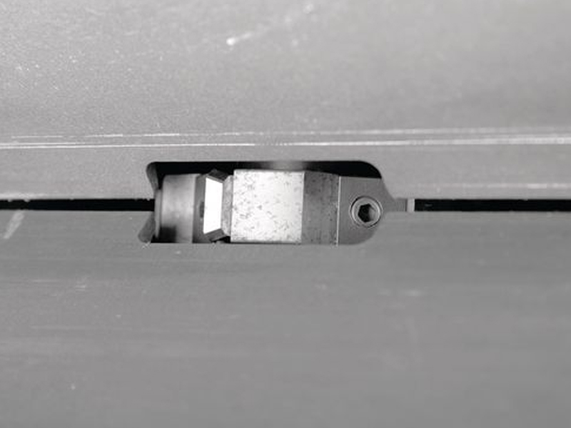 Agatige Smussatore Per Bordi In Pelle - Fresa Professionale In Acciaio Inox Con Manico In Ebano - Larghezza Lama 0,6mm - Attrezzo Manuale Per Cuoio, Borse, Cinture