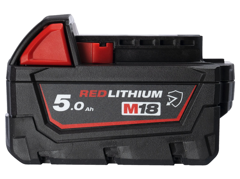 Batteria Milwaukee M18 5.0Ah agenti chimici