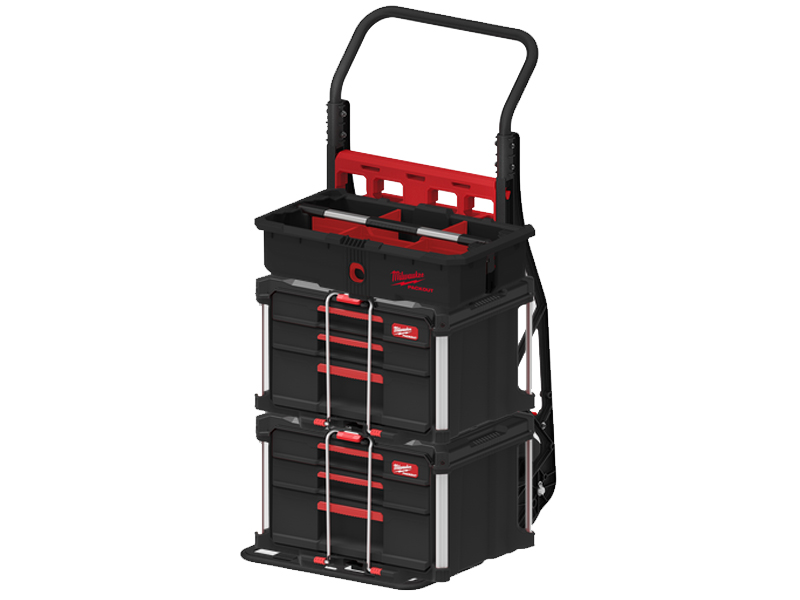 dettaglio cassettiera Packout Milwaukee