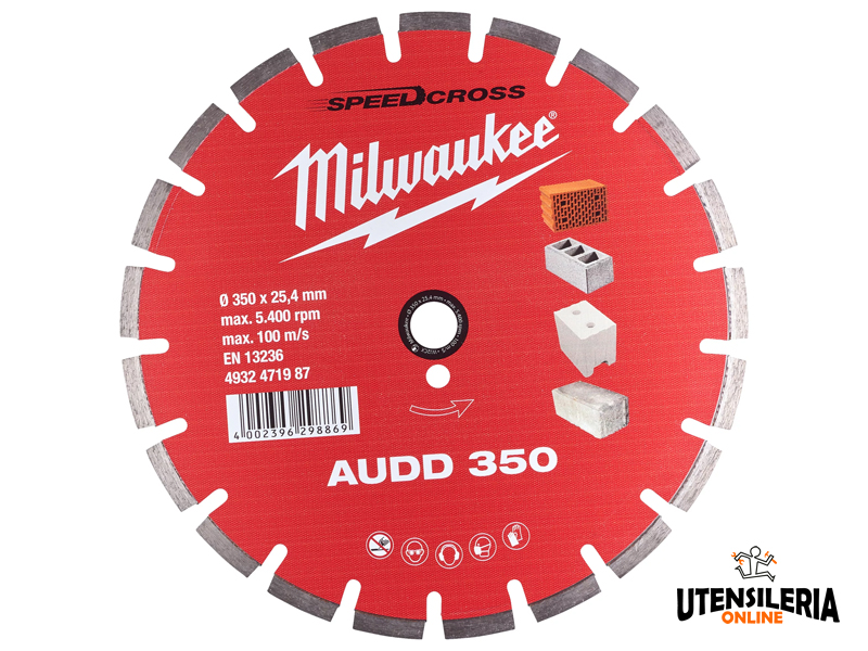 Disco diamante continuo DHTI 115 Milwaukee 4932399552 — Voltiks