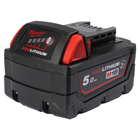 dotazione Milwaukee batteria M18 da 5.0 Ah agenti chimici