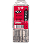 dotazione set punte SDS-Plus MX4 Milwaukee