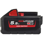 dotazione milwaukee batteria High Output M18 5.5 Ah