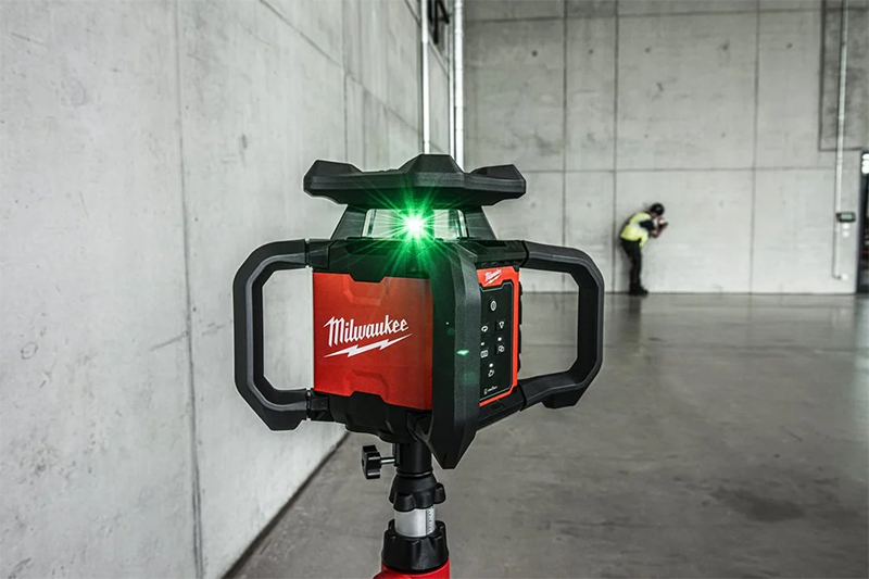 Utilizzo livella laser rotante RLO verde 300mt Milwaukee