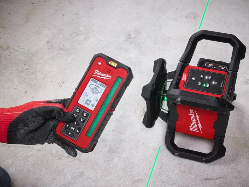Utilizzo livella laser rotante RLO verde 300mt Milwaukee