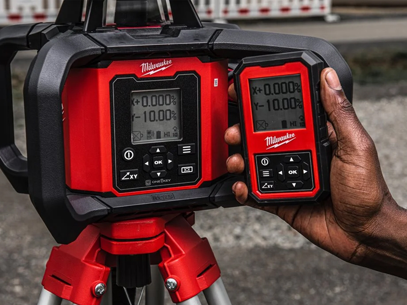 Utilizzo ricevitore RD1200 per laser rosso Milwaukee