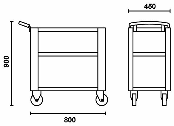 Misure carrello beta C51