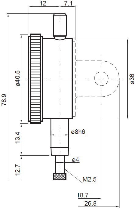 Misure e dettagli comparatore Rupac 2950005