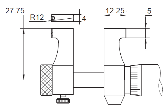 dimensioni Micrometro interni Rupac