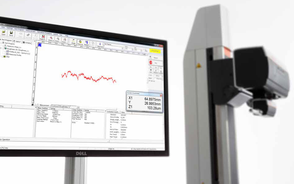 dettaglio misuratore profili e rugosità Formtracer Avant FTA - L8 D3000-D Mitutoyo