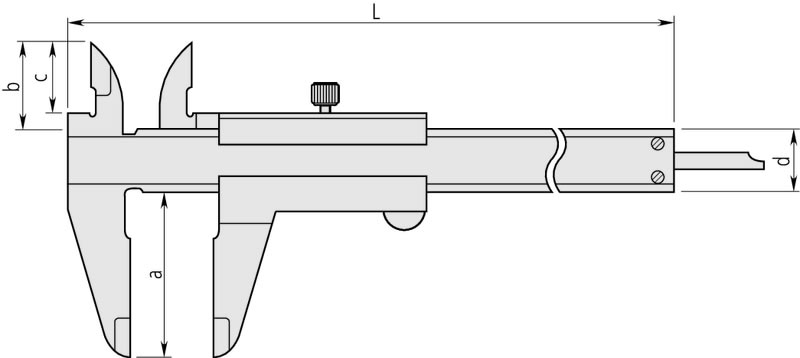 misure calibro analogico 530 Mitutoyo