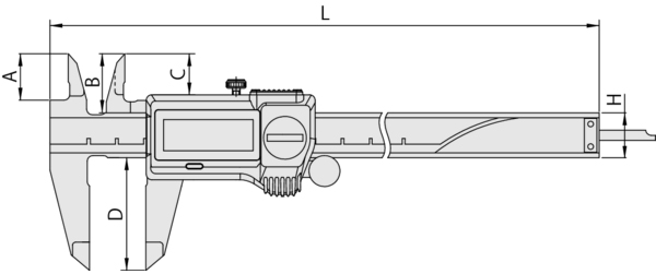 misure calibro 500-716-20 Mitutoyo