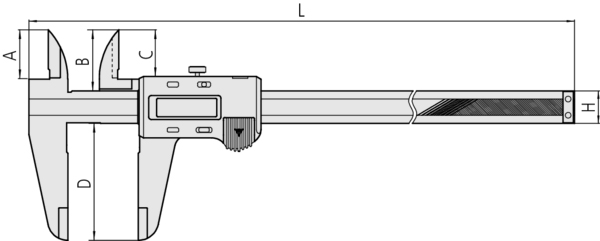 misure calibro 500-502-10 Mitutoyo