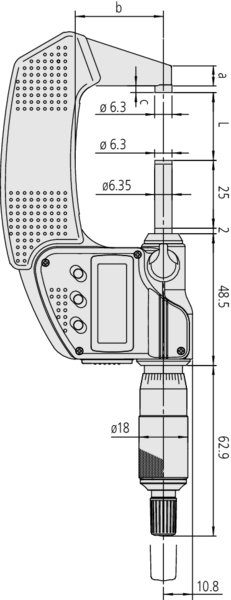 misure micrometro 293-240-30 Mitutoyo