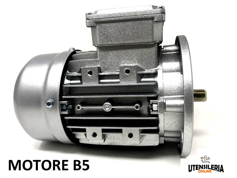 Motore elettrico autofrenante trifase 4 poli 1400 giri 90L4 Kw 1.5 B5 B14  [90L4 B14/B5 MSEJ]