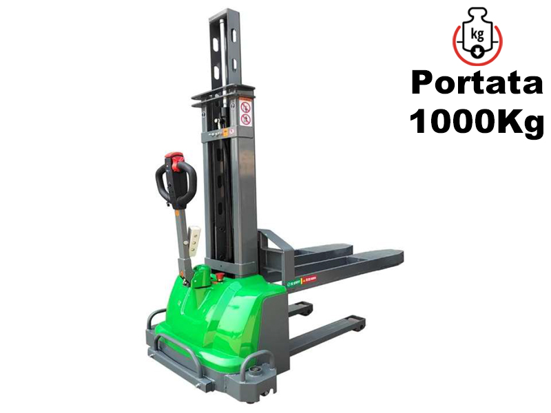 Sollevatore elettrico autocaricante Novamach NFEYG1013, portata 1000kg