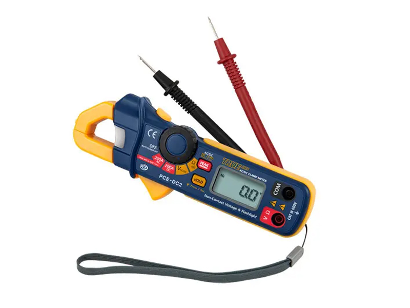 Pinza amperometrica PCE Instruments PCE-DC2 misura corrente AC/DC fino a 200A