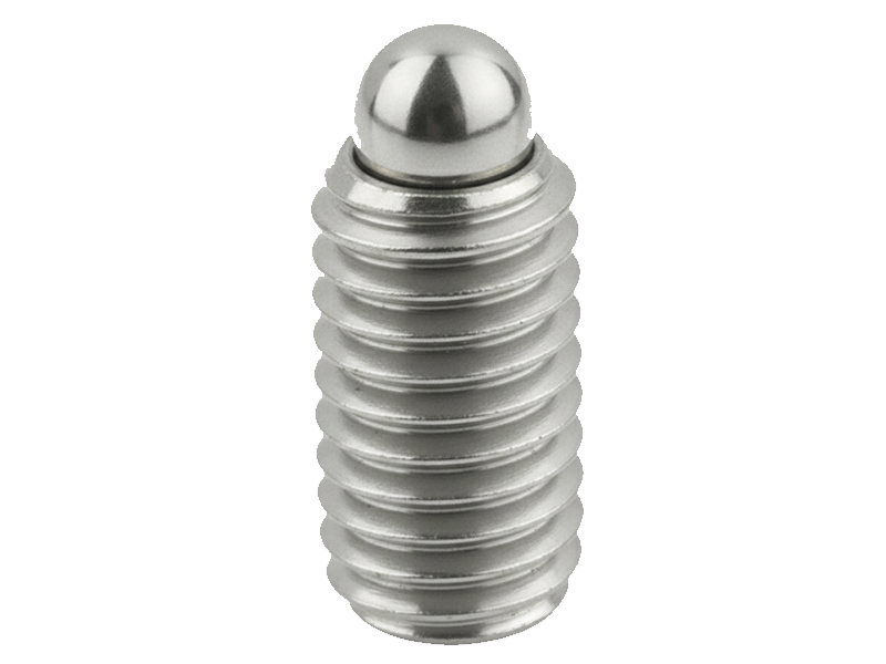 Pressori a molla acciaio inox Kipp M10 con intaglio, spinta normale 20-35mm (10pz)