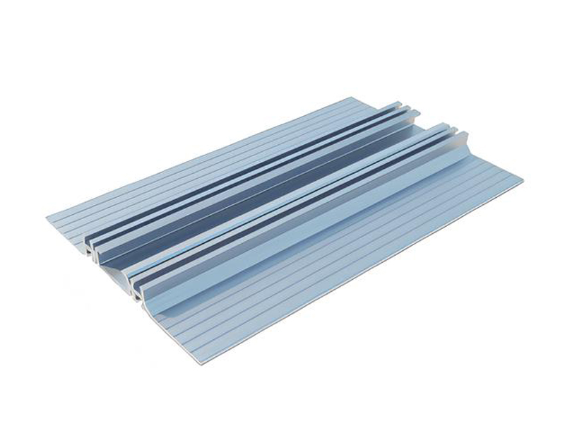 Piastra di ancoraggio Rego per linea vita F-STOP CAT su coperture metalliche