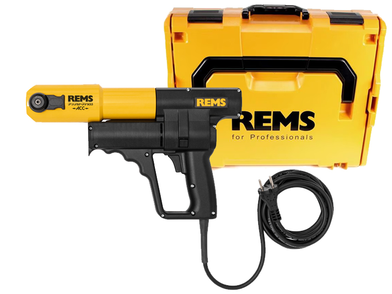 Pressatrice radiale REMS Power-Press ACC 32kN con ritorno automatico, ��10-108mm