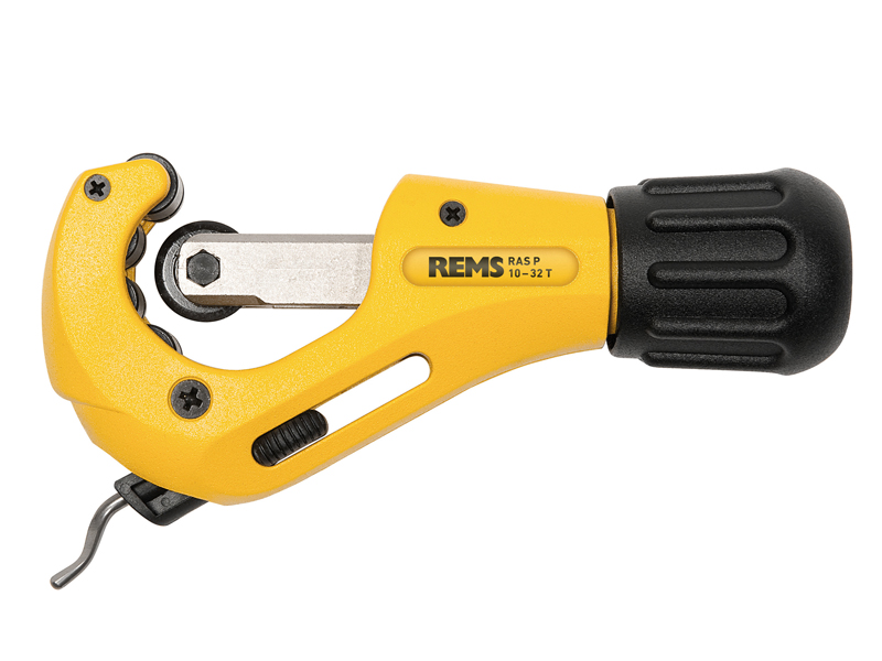 Tagliatubi REMS P10-32T per tubi in plastica e multistrato con sbavatore integrato, 10-32mm