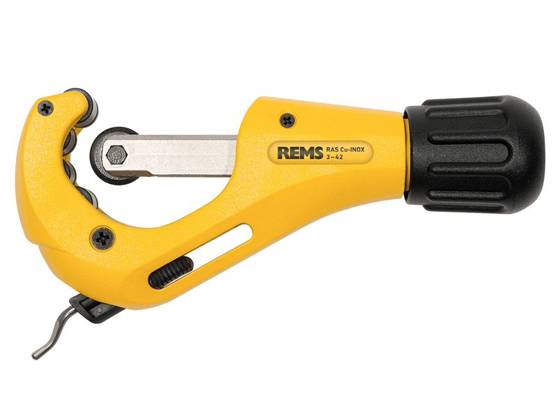 Tagliatubi REMS Ras Cu-Inox con sbavatore per tubi acciaio, rame, inox e alluminio, 3-42mm