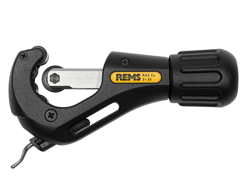 Tagliatubi telescopico REMS Ras Cu con sbavatore per tubi in rame, 3-35mm