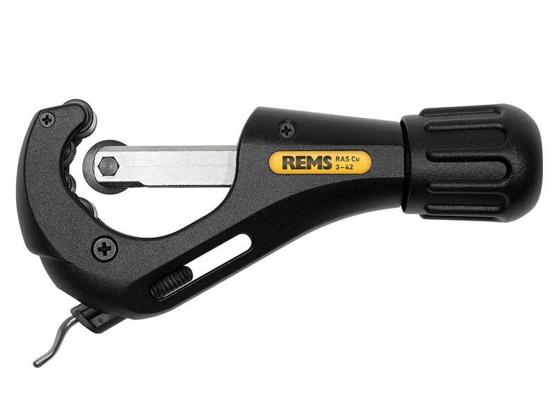 Tagliatubi telescopico REMS Ras Cu con sbavatore per tubi in rame, 3-42mm