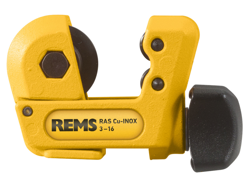 Tagliatubi compatto REMS Ras Cu-Inox per tubi acciaio, rame, inox e alluminio, 3-16mm