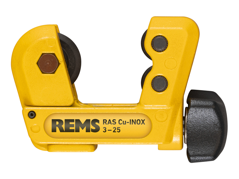 Tagliatubi compatto REMS Ras Cu-Inox per tubi acciaio, rame, inox e alluminio, 3-25mm