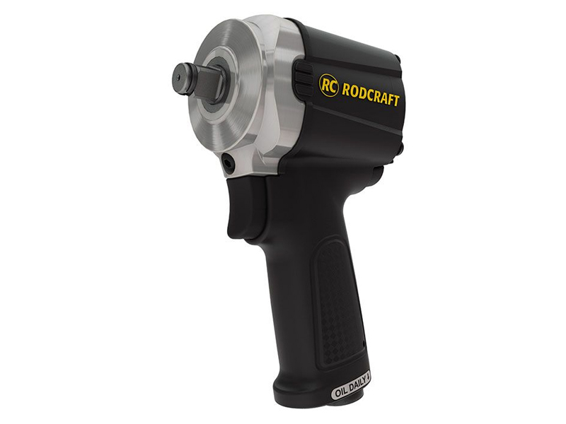 Avvitatore pneumatico a percussione Rodcraft RC2203 ultra compatto attacco 1/2" quadro, 1250Nm