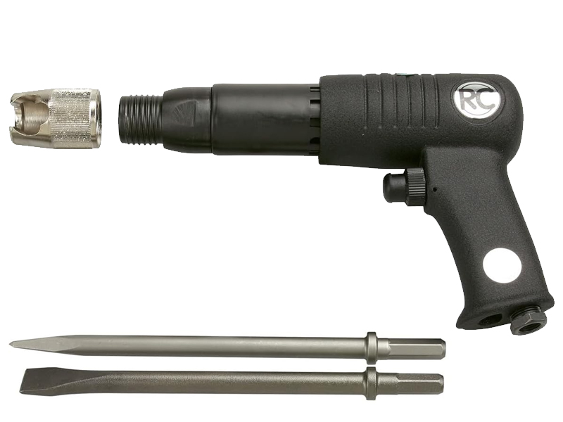 Martello scalpellatore pneumatico Rodcraft RC5176 9J con 2 scalpelli per calcestruzzo