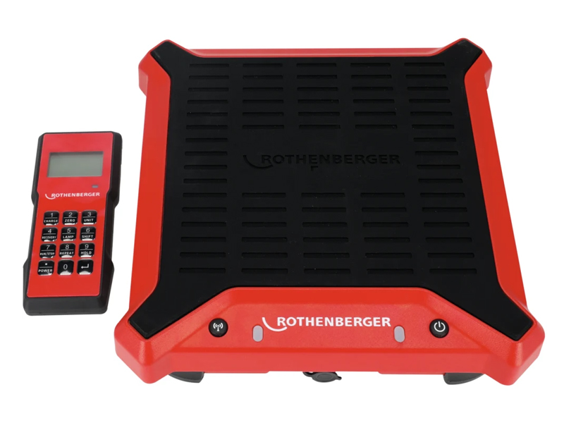Rothenberger bilancia digitale di precisione Roscale 150 per gas refrigeranti, capacit�� 150Kg