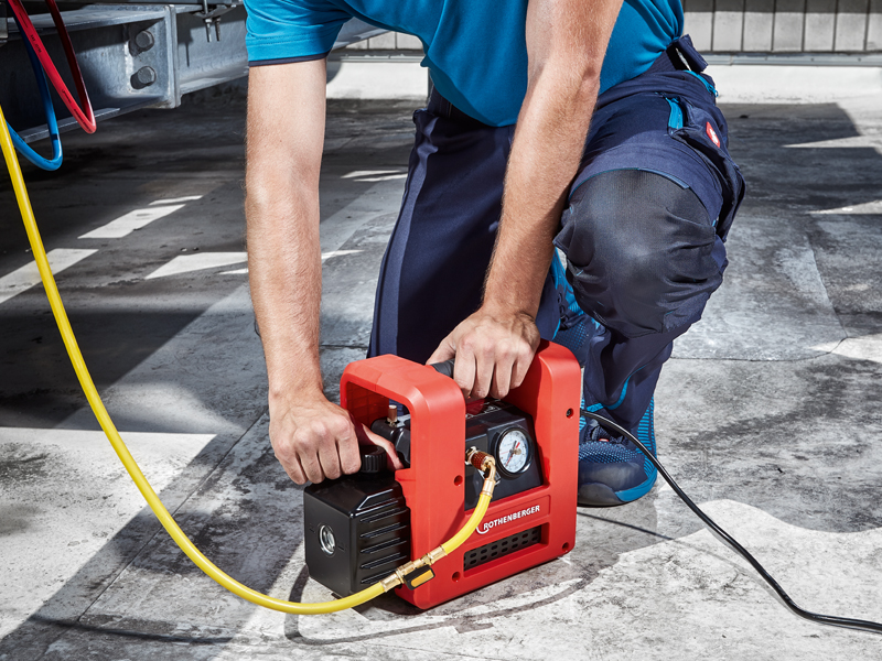 Rothenberger pompa per vuoto bistadio Roairvac R32 1.5 42 l-min ...