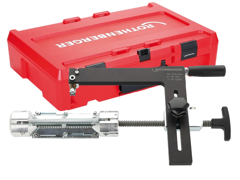 Rothenberger raschiatore Roscraper 315 per interno ed esterno di tubi in plastica, 90-315mm