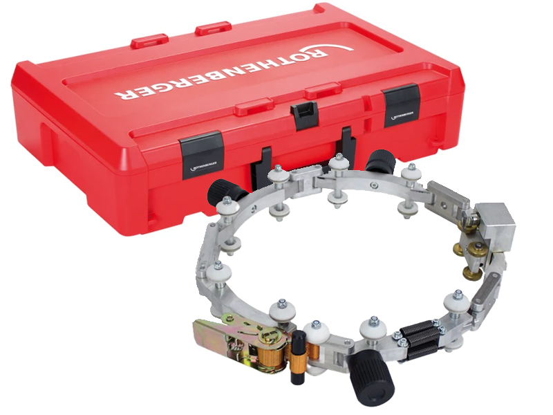 Rothenberger raschiatore a catena Roscraper 800 per tubi in plastica, 250-800mm