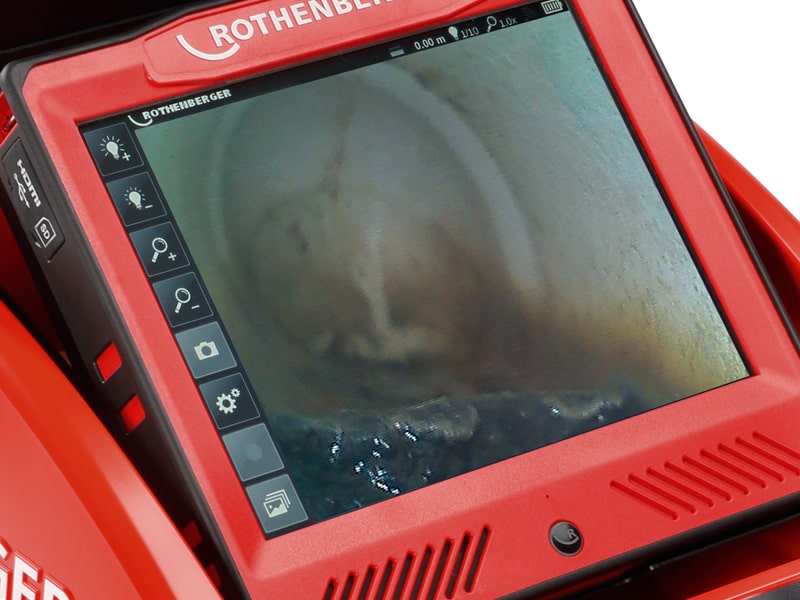 Rothenberger videocamera per ispezione Rocam 4 Plus tubi 70-150mm cavo 30  metri [1500002613]