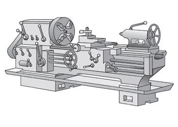 Illustrazione tornio Rupac