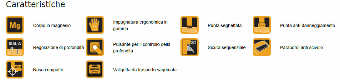 Chiodatrice a stecca F33PTSM-E Bostitch dettagli