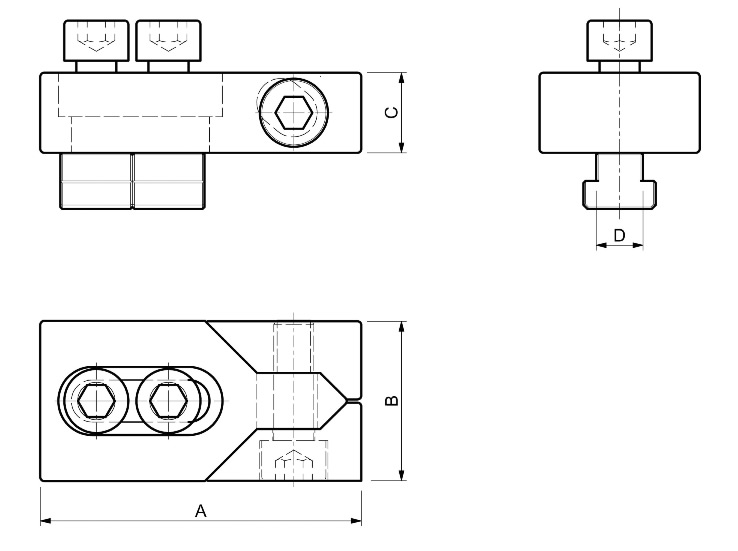 Dimensioni Morsetti laterali SPD ML10