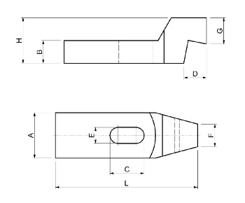 Dimensioni Staffe a gomito SPD S260