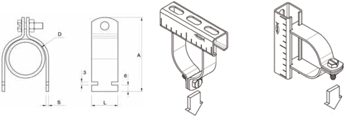 Schema tecnico collare FCI Fischer