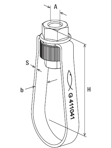 Schema tecnico collare FRSL Fischer