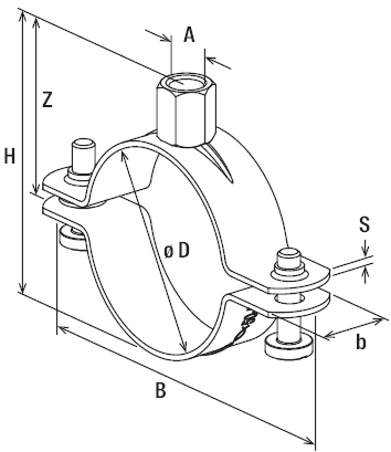 Schema tecnico collare FRSN Fischer